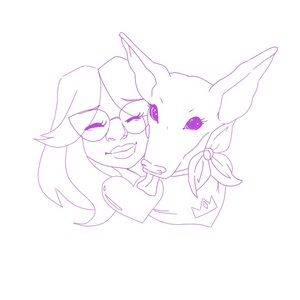 Simple store brand logo line art